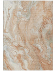 Addison Rugs Faerel Orange Washable Indoor-Outdoor Rug