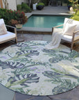 Addison Rugs Faereth Green Washable Indoor-Outdoor Rug