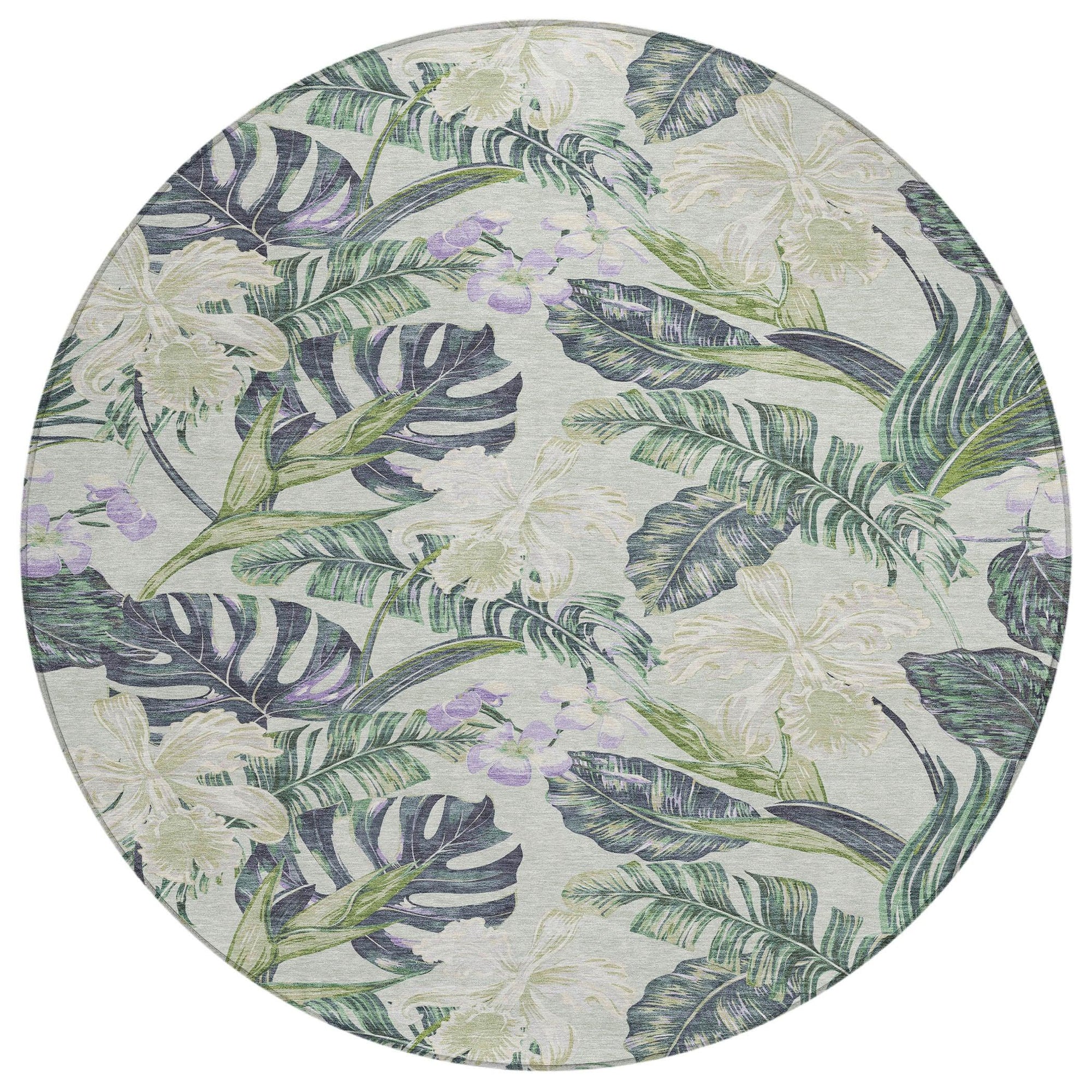 Addison Rugs Faereth Green Washable Indoor-Outdoor Rug