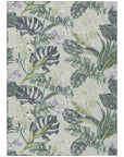 Addison Rugs Faereth Green Washable Indoor-Outdoor Rug