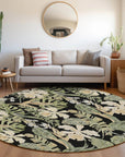 Addison Rugs Faereth Black Washable Indoor-Outdoor Rug