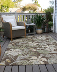 Addison Rugs Faereth Brown Washable Indoor-Outdoor Rug