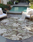 Addison Rugs Faereth Brown Washable Indoor-Outdoor Rug