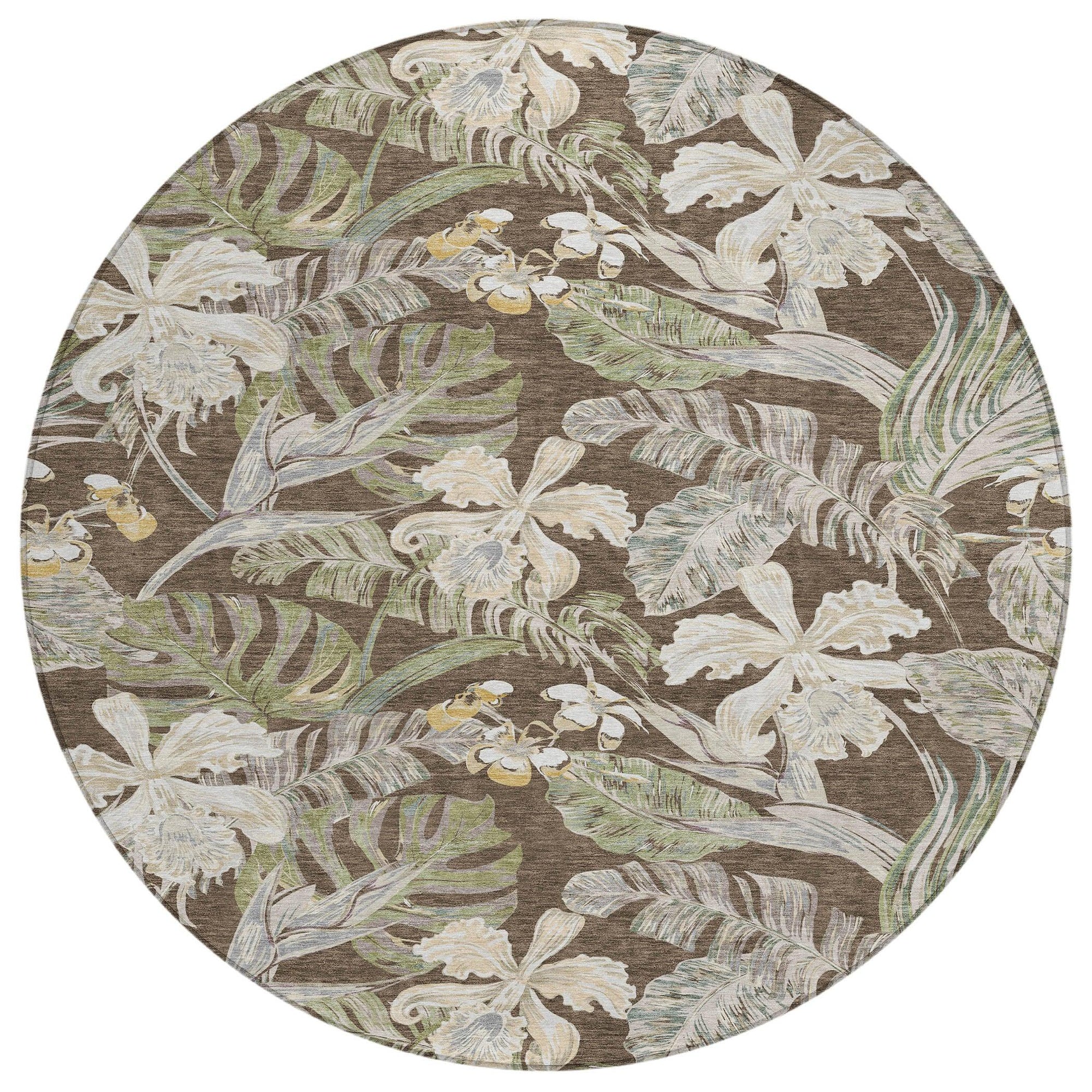 Addison Rugs Faereth Brown Washable Indoor-Outdoor Rug