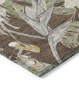 Addison Rugs Faereth Brown Washable Indoor-Outdoor Rug