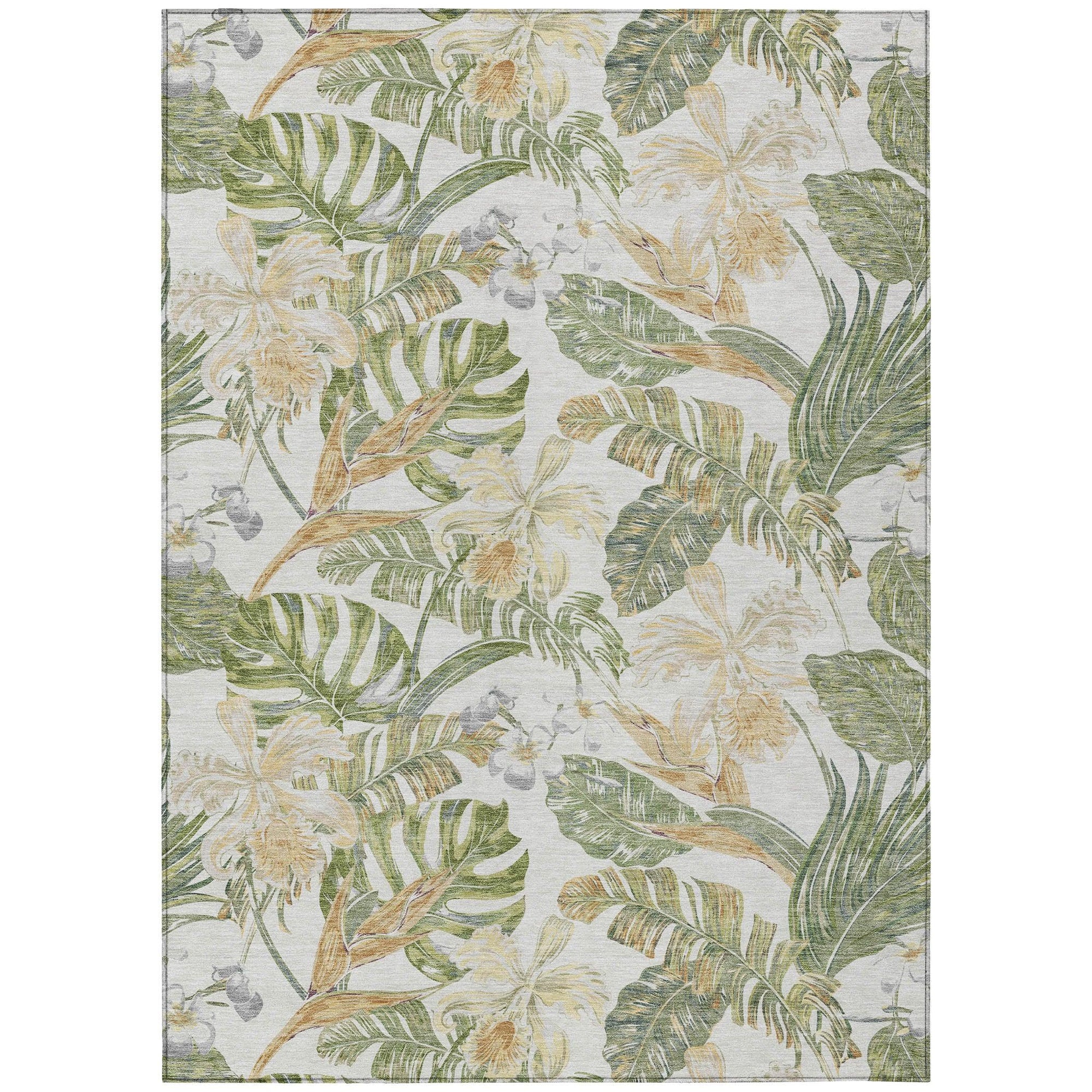 Addison Rugs Faereth Ivory Washable Indoor-Outdoor Rug