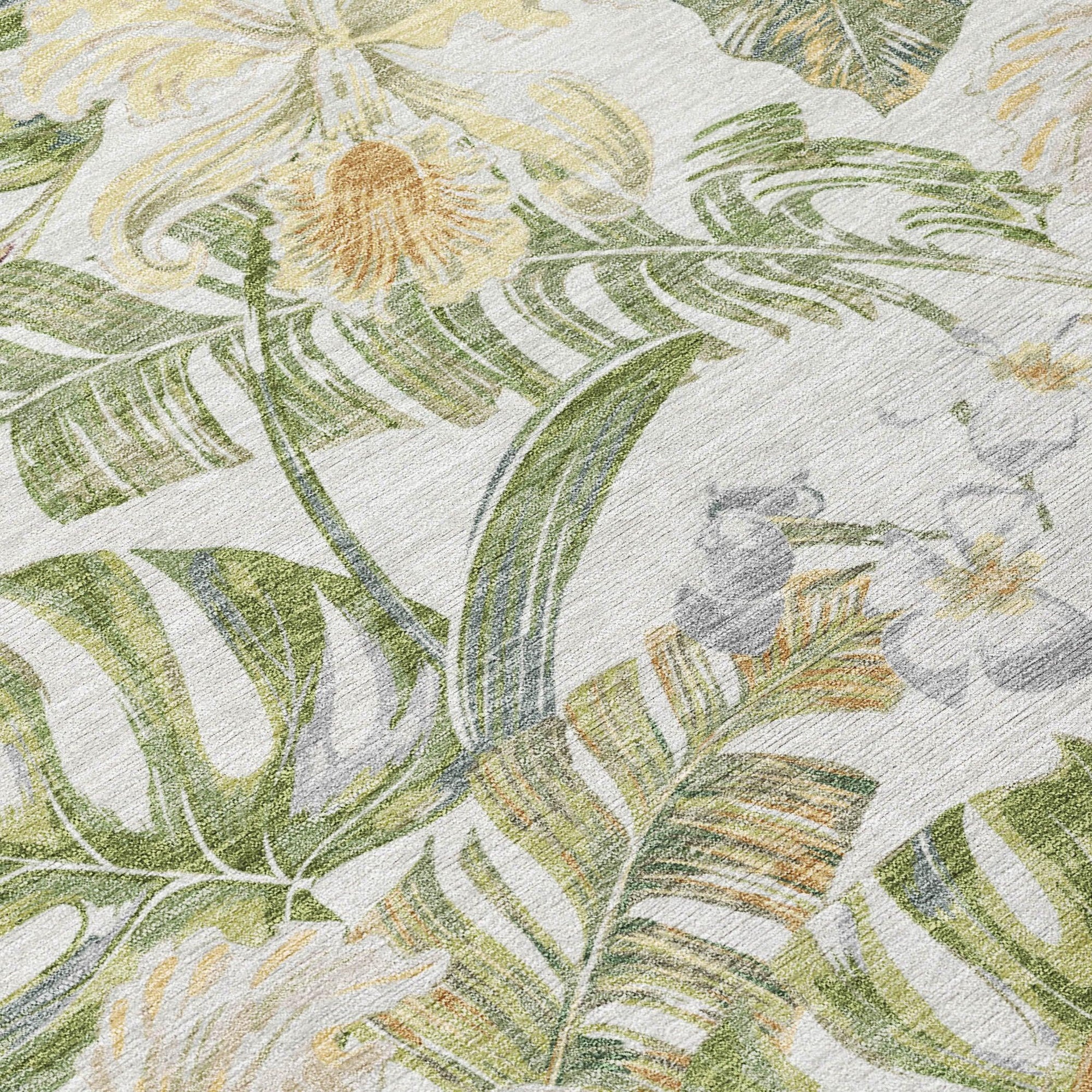 Addison Rugs Faereth Ivory Washable Indoor-Outdoor Rug
