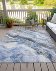 Addison Rugs Faeriel Blue Washable Indoor-Outdoor Rug