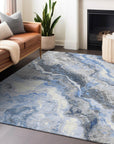 Addison Rugs Faeriel Blue Washable Indoor-Outdoor Rug