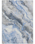 Addison Rugs Faeriel Blue Washable Indoor-Outdoor Rug