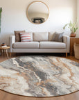 Addison Rugs Faeriel Gray Washable Indoor-Outdoor Rug