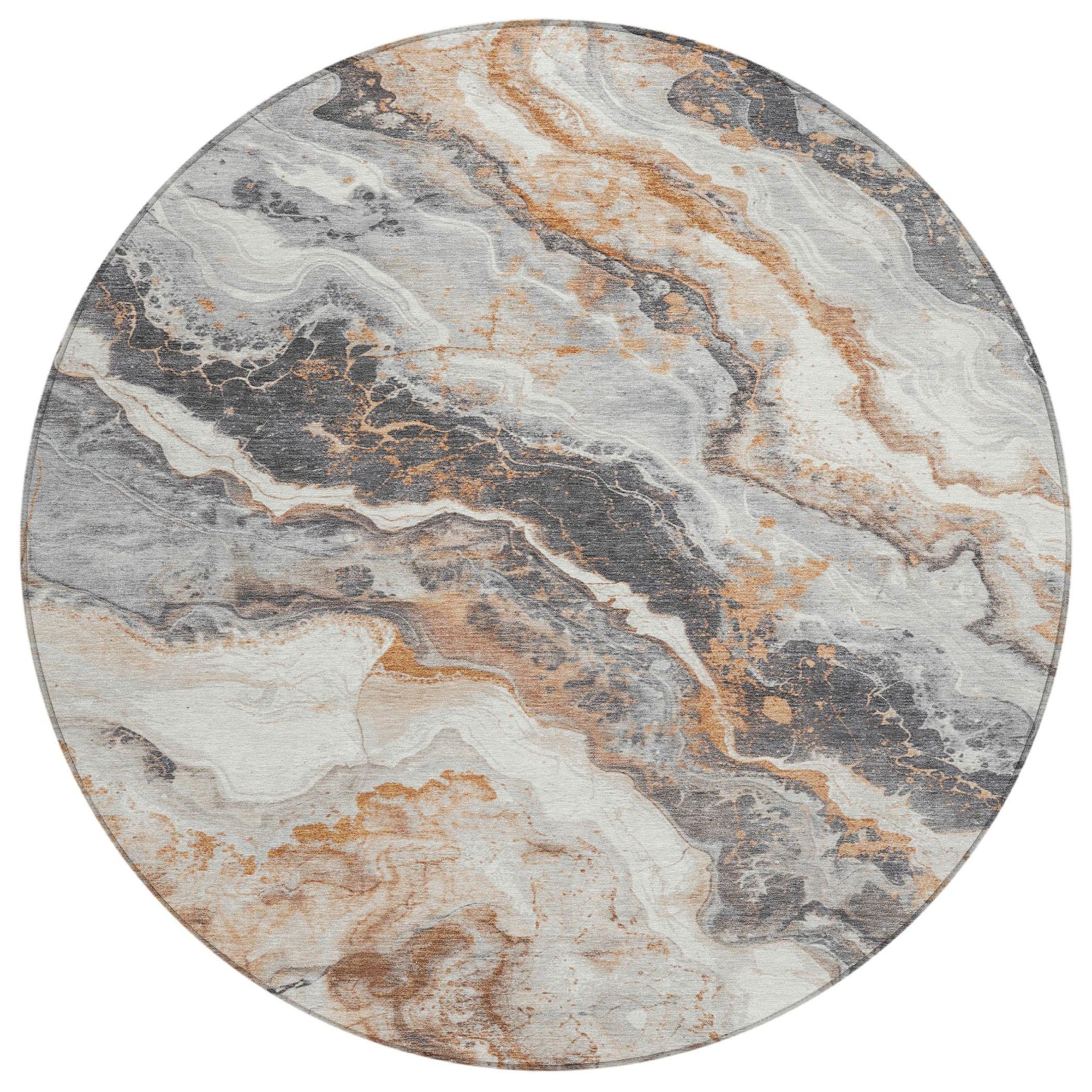 Addison Rugs Faeriel Gray Washable Indoor-Outdoor Rug