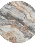 Addison Rugs Faeriel Gray Washable Indoor-Outdoor Rug