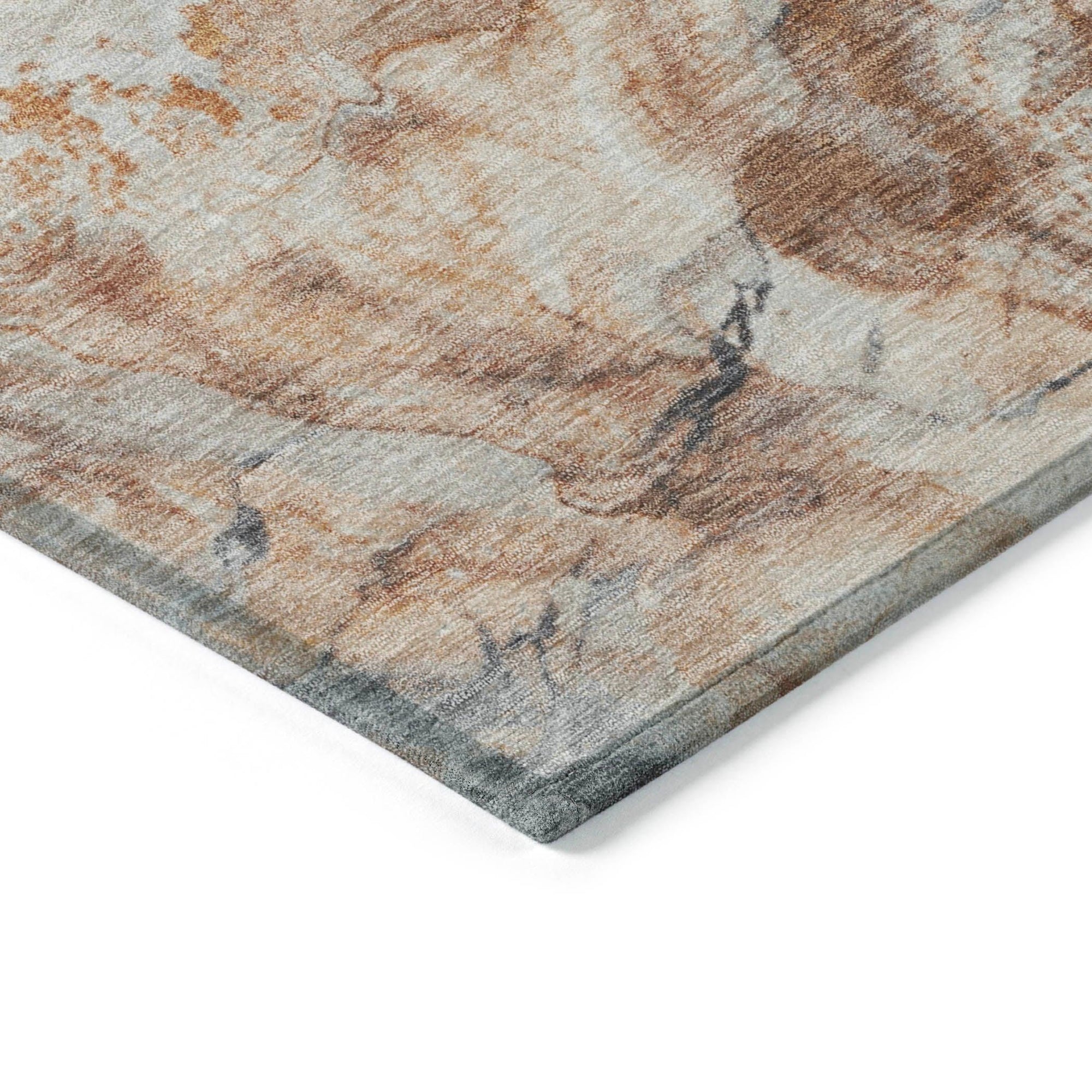 Addison Rugs Faeriel Gray Washable Indoor-Outdoor Rug