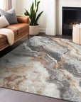 Addison Rugs Faeriel Gray Washable Indoor-Outdoor Rug
