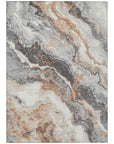 Addison Rugs Faeriel Gray Washable Indoor-Outdoor Rug