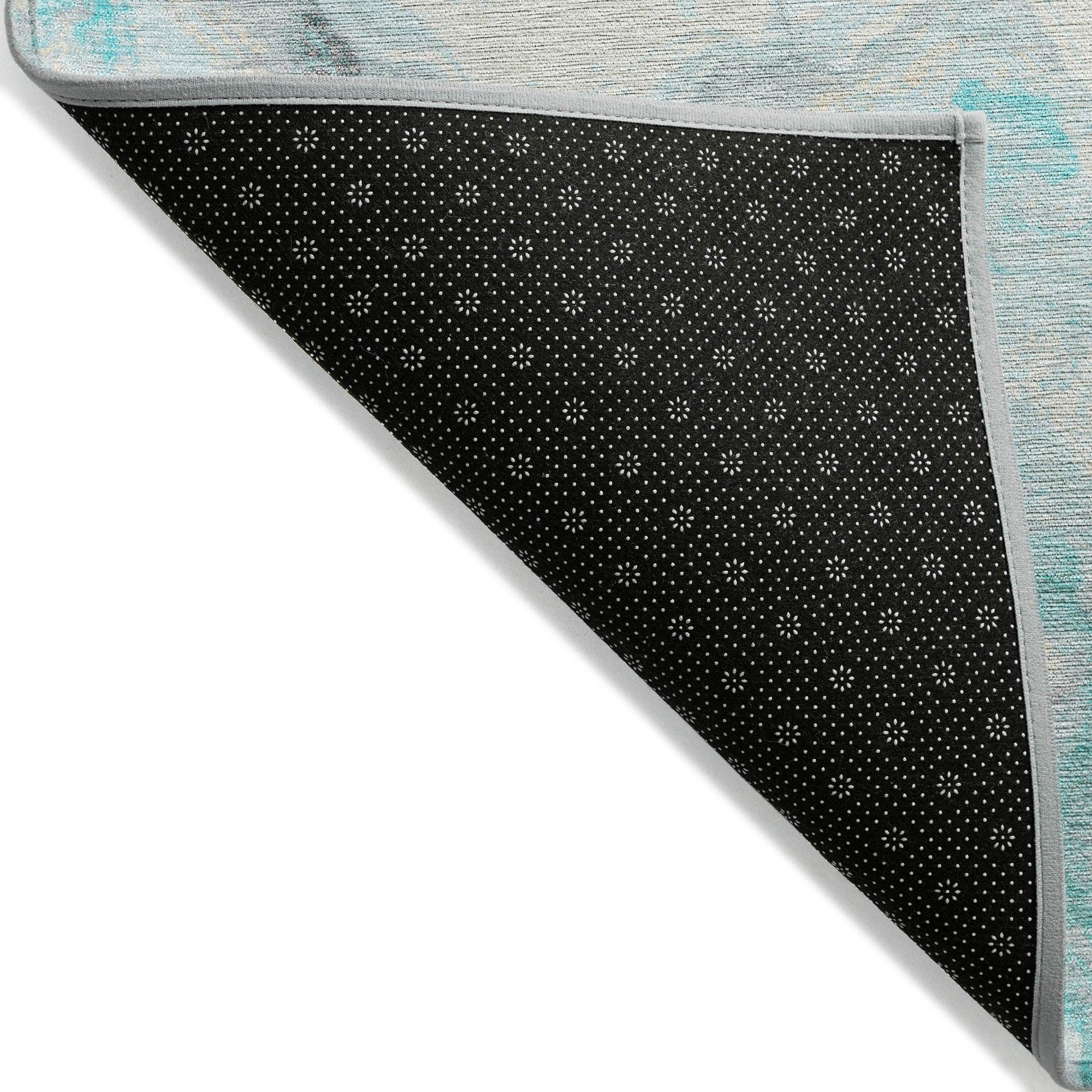 Addison Rugs Faeriel Teal Washable Indoor-Outdoor Rug