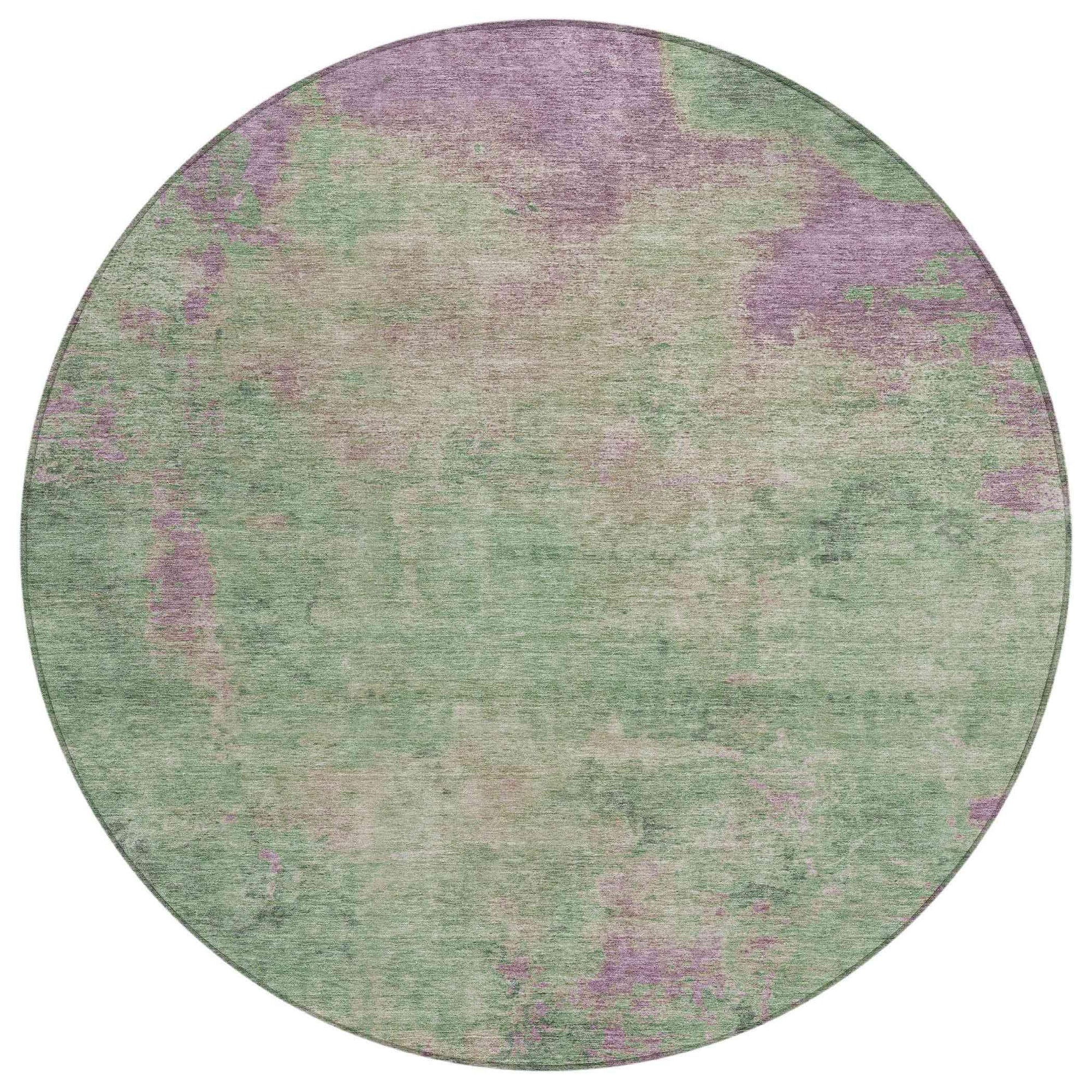 Addison Rugs Faerion Green Washable Indoor-Outdoor Rug