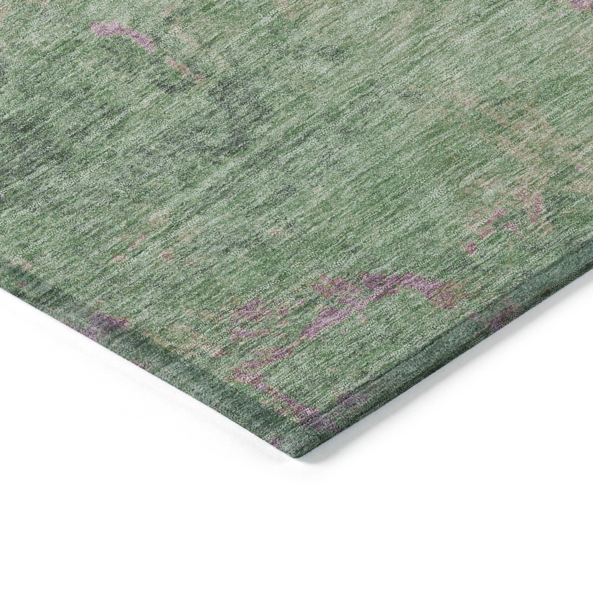 Addison Rugs Faerion Green Washable Indoor-Outdoor Rug