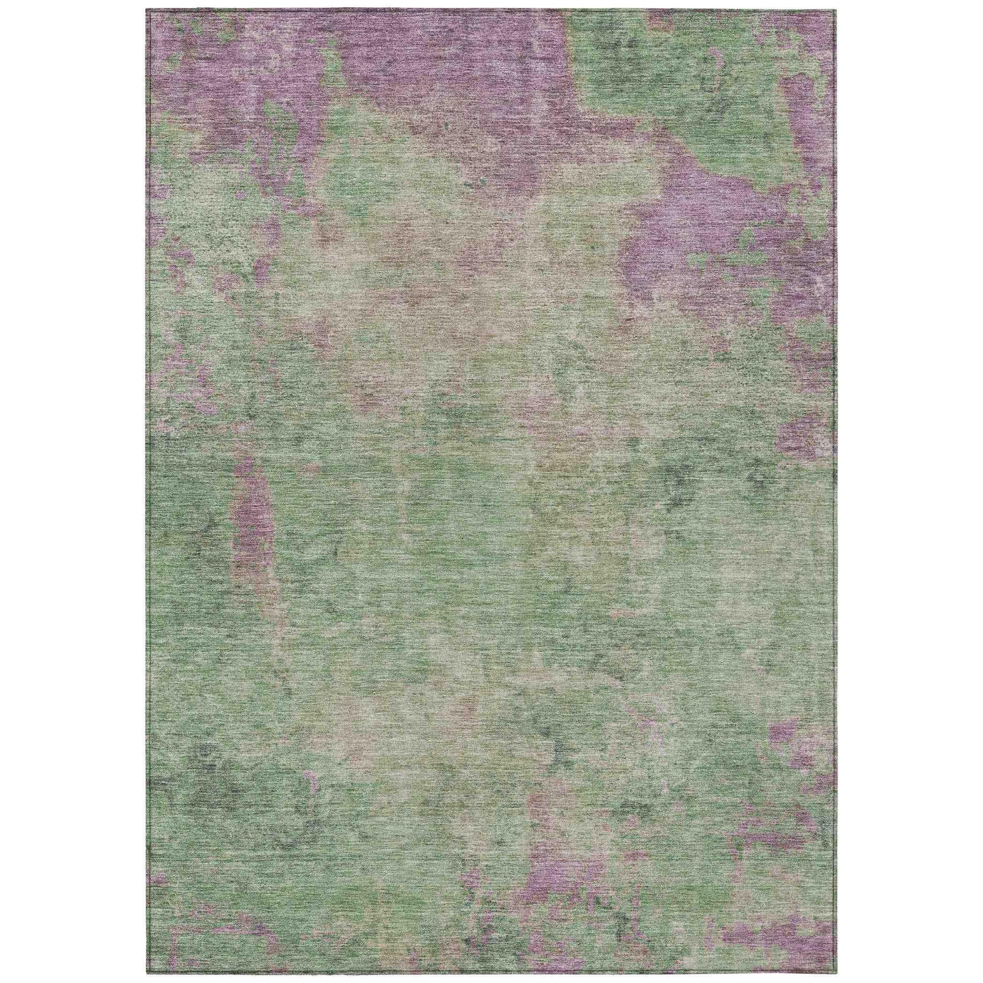 Addison Rugs Faerion Green Washable Indoor-Outdoor Rug
