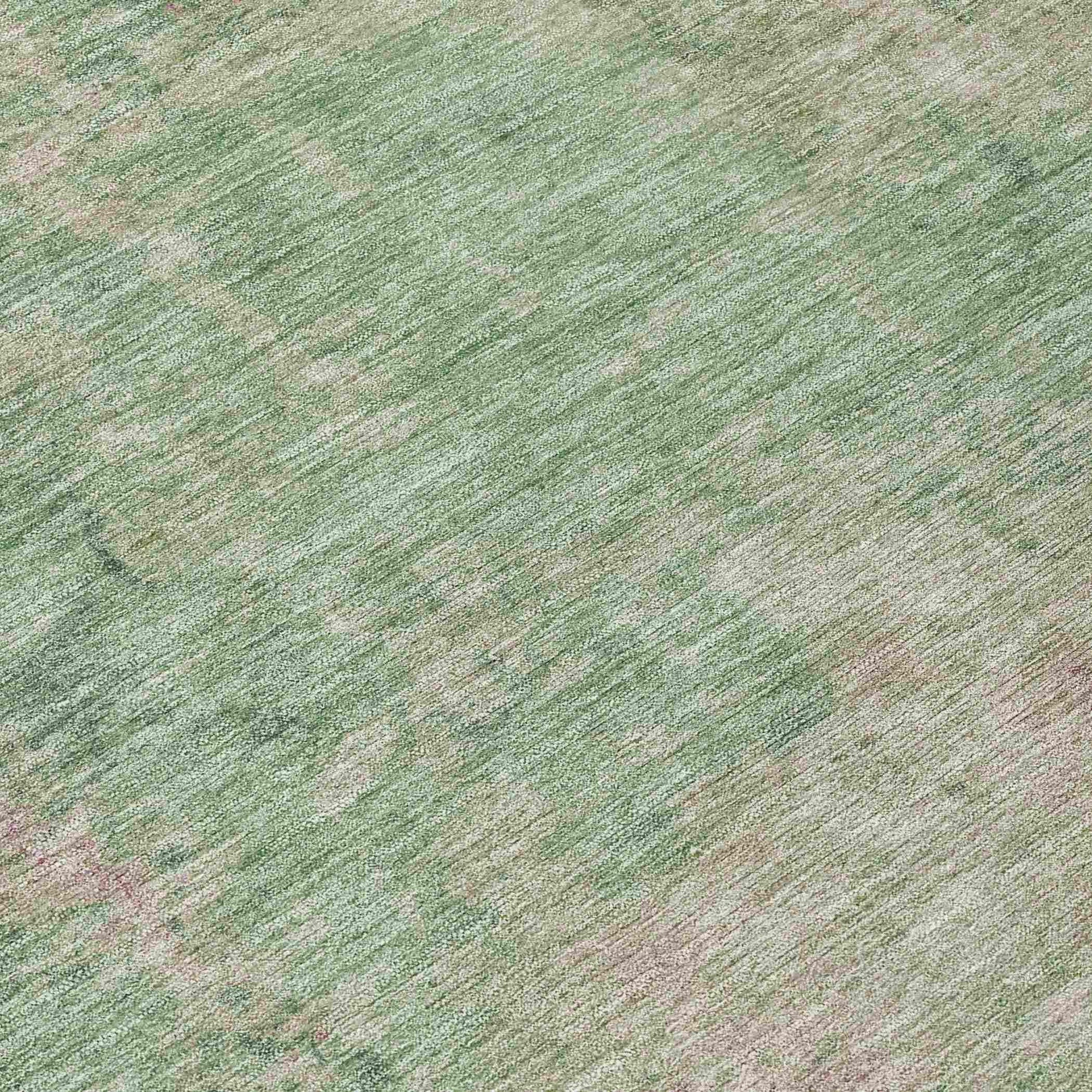 Addison Rugs Faerion Green Washable Indoor-Outdoor Rug