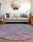 Addison Rugs Faerion Purple Washable Indoor-Outdoor Rug