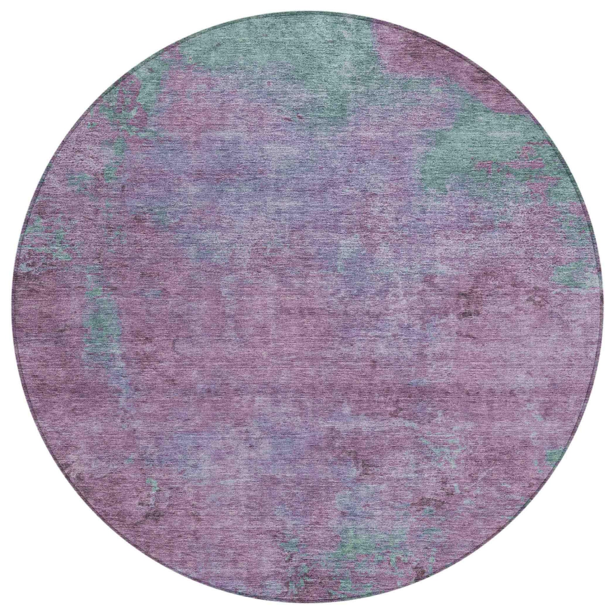 Addison Rugs Faerion Purple Washable Indoor-Outdoor Rug