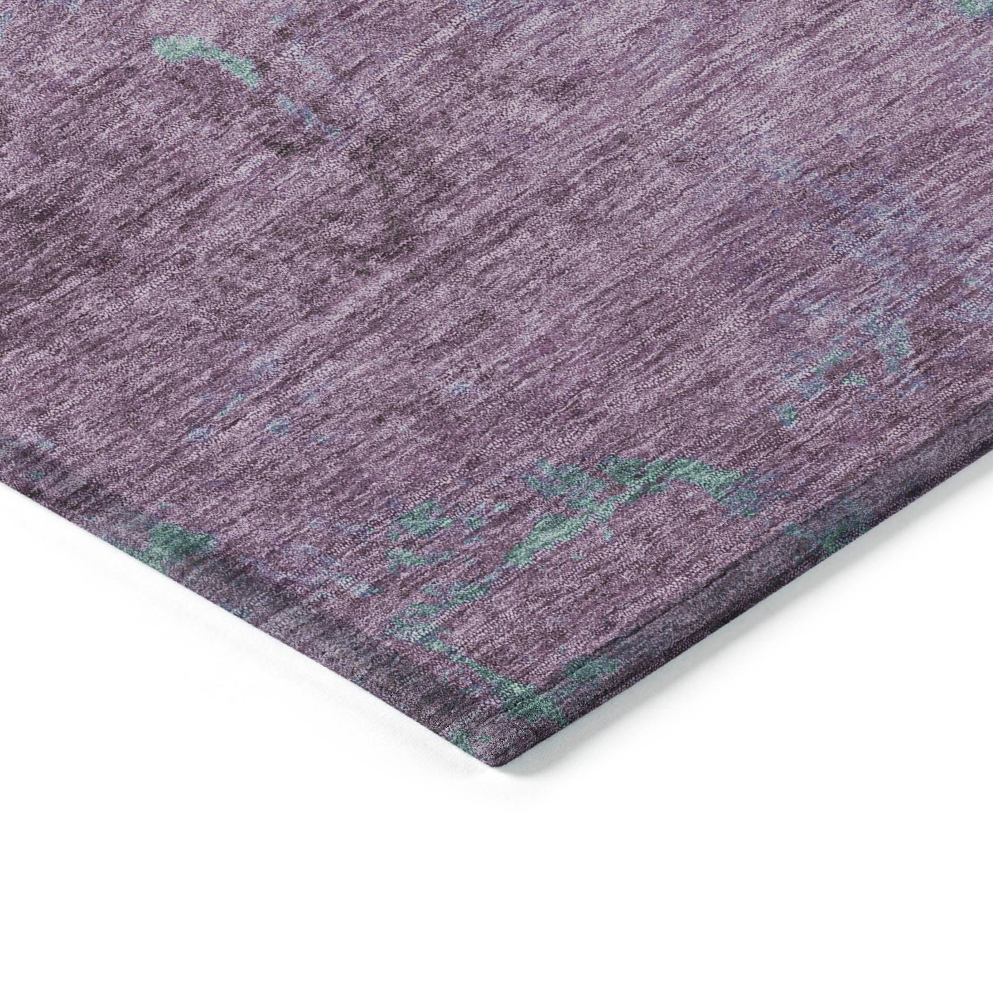 Addison Rugs Faerion Purple Washable Indoor-Outdoor Rug