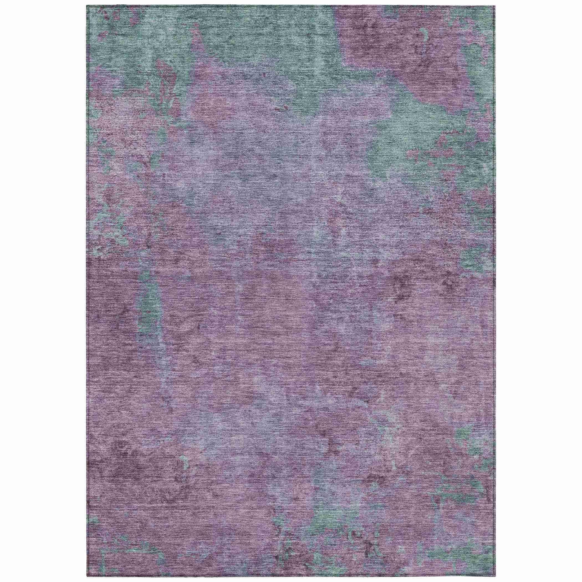 Addison Rugs Faerion Purple Washable Indoor-Outdoor Rug