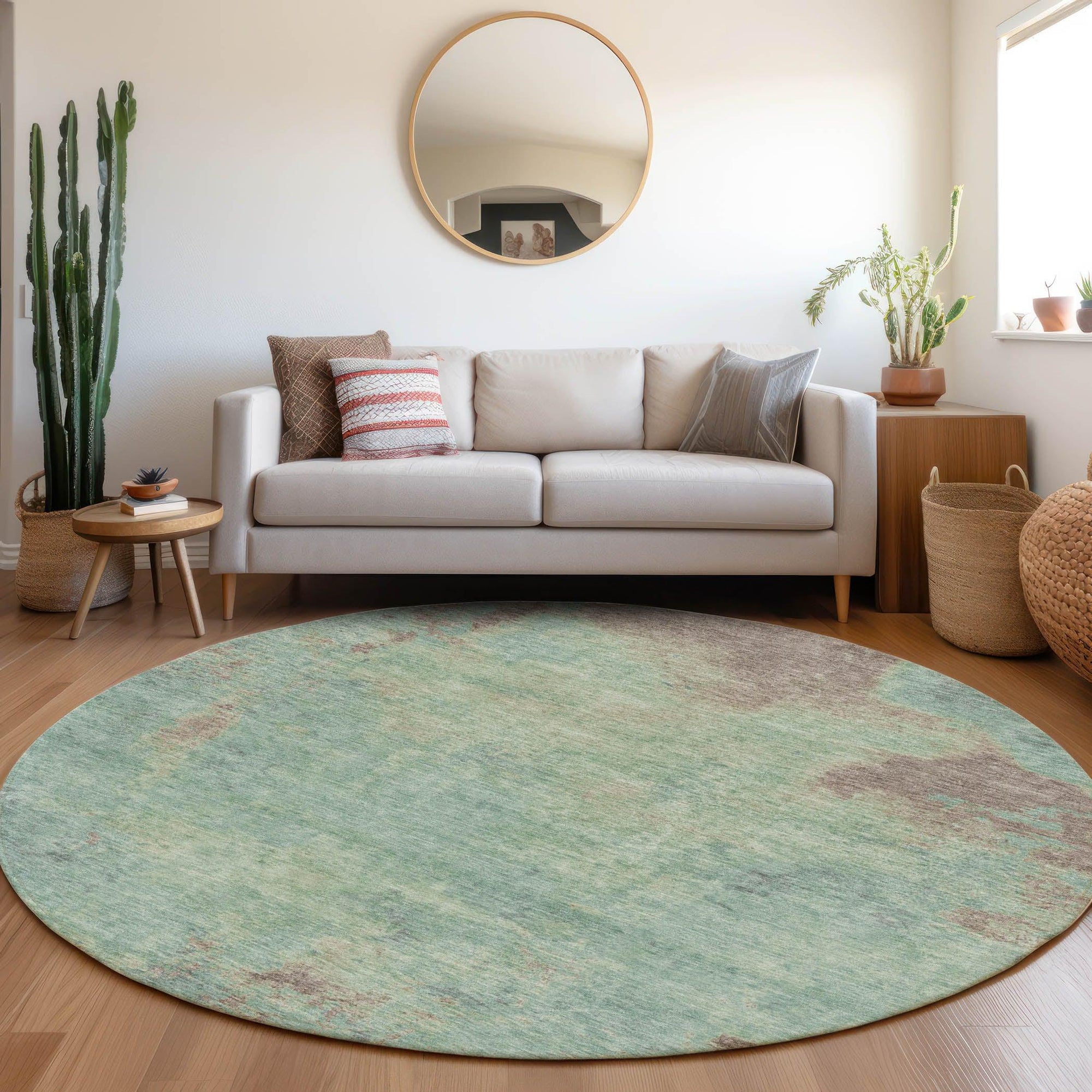 Addison Rugs Faerion Blue Washable Indoor-Outdoor Rug