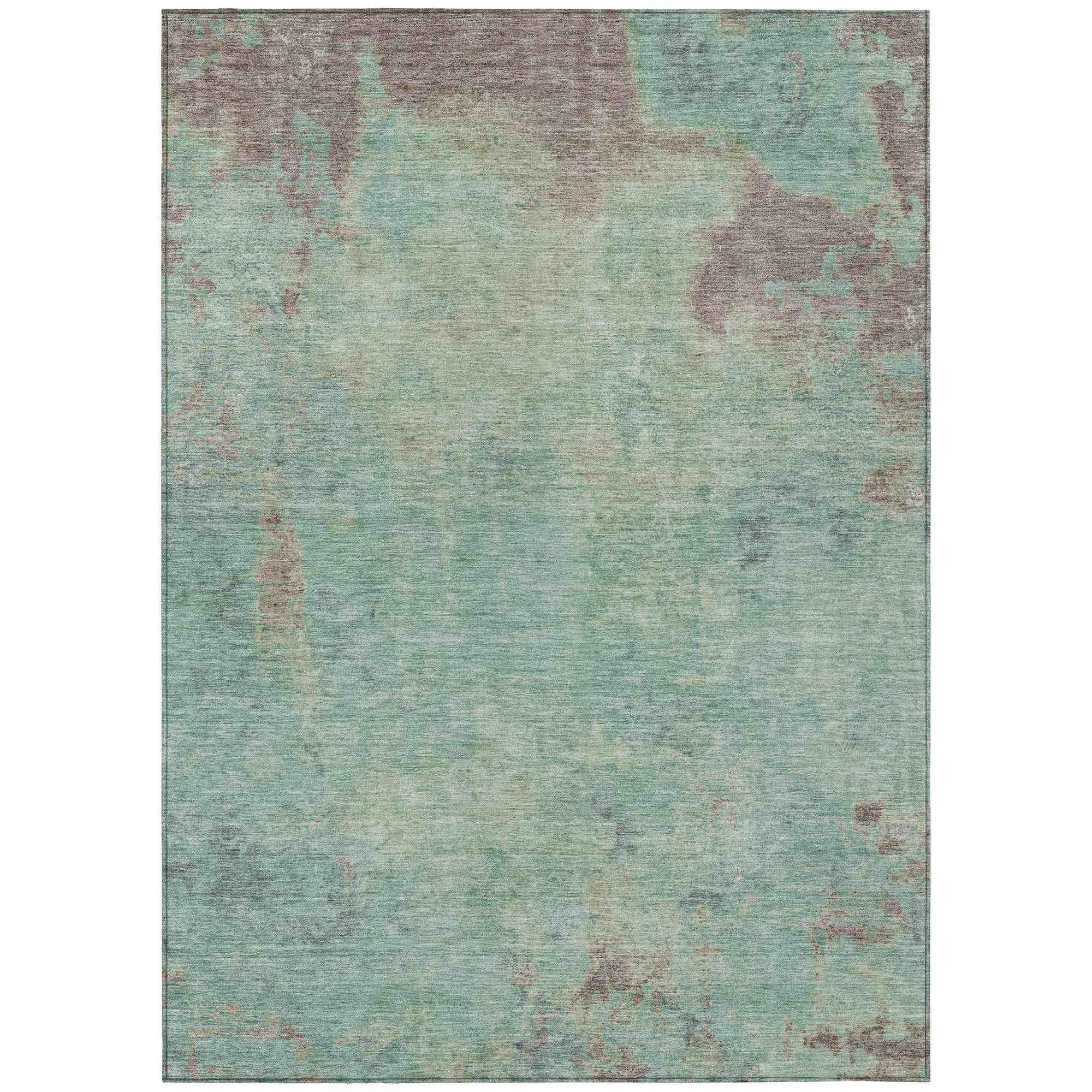 Addison Rugs Faerion Blue Washable Indoor-Outdoor Rug