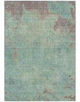 Addison Rugs Faerion Blue Washable Indoor-Outdoor Rug