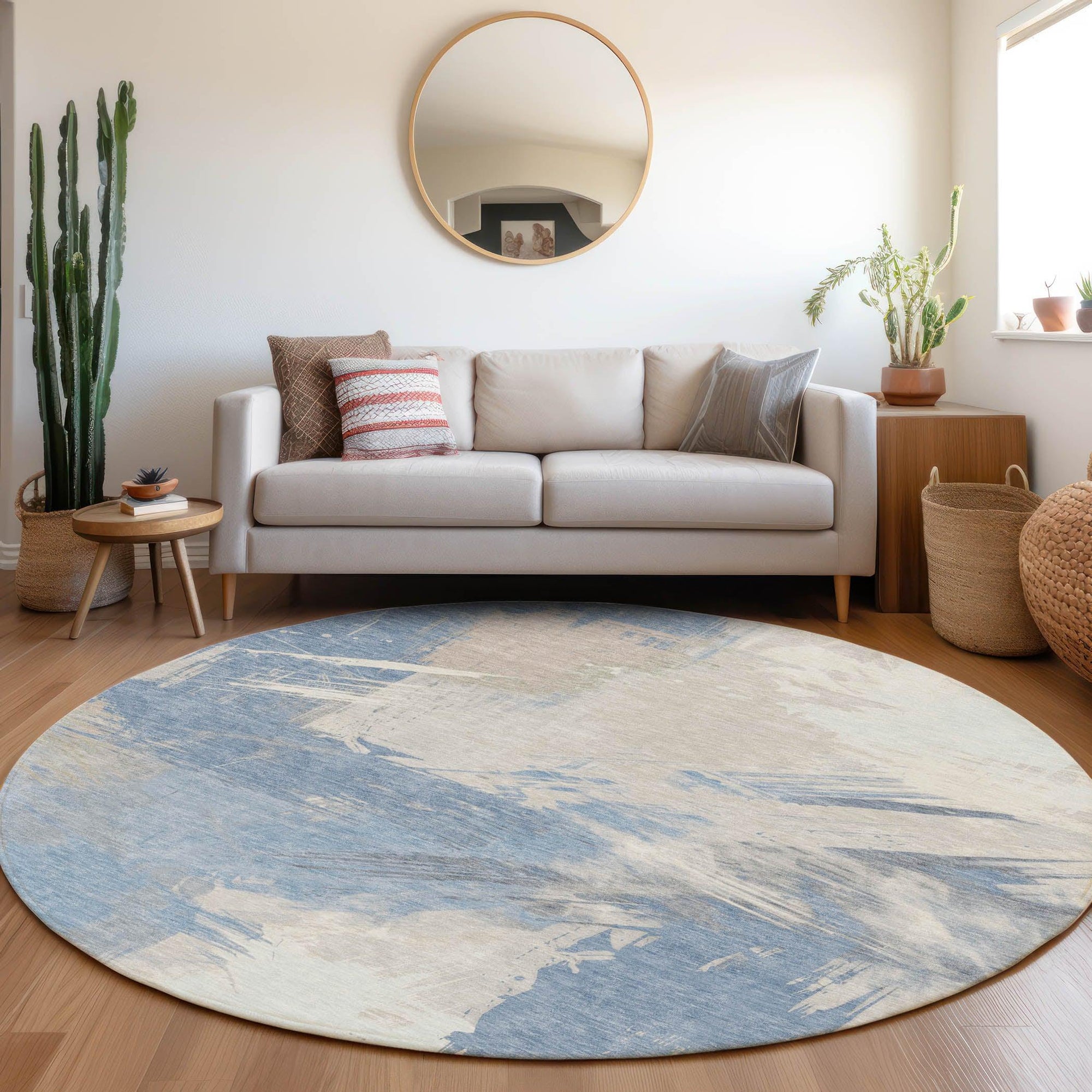 Addison Rugs Faerira Denim Washable Indoor-Outdoor Rug