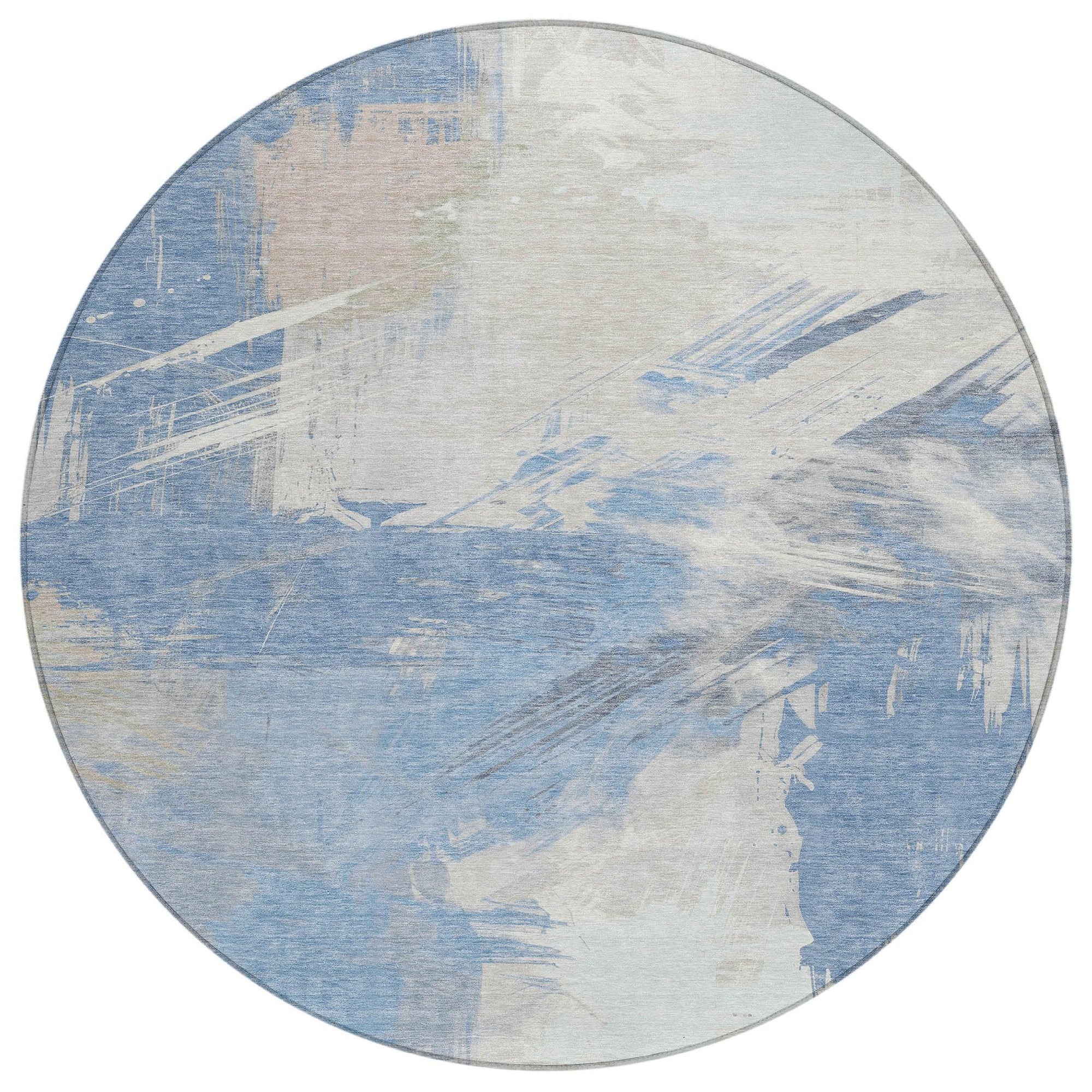Addison Rugs Faerira Denim Washable Indoor-Outdoor Rug