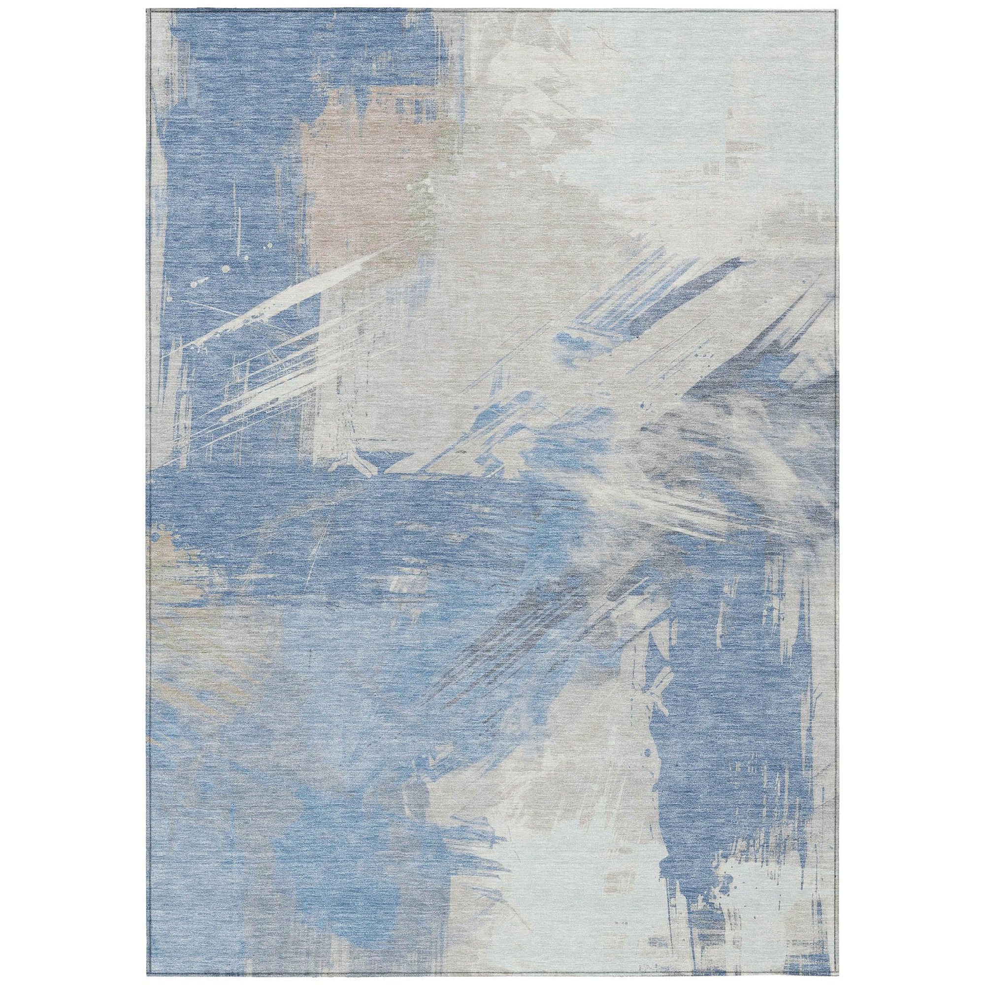 Addison Rugs Faerira Denim Washable Indoor-Outdoor Rug