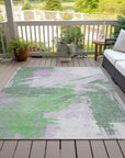 Addison Rugs Faerira Green Washable Indoor-Outdoor Rug