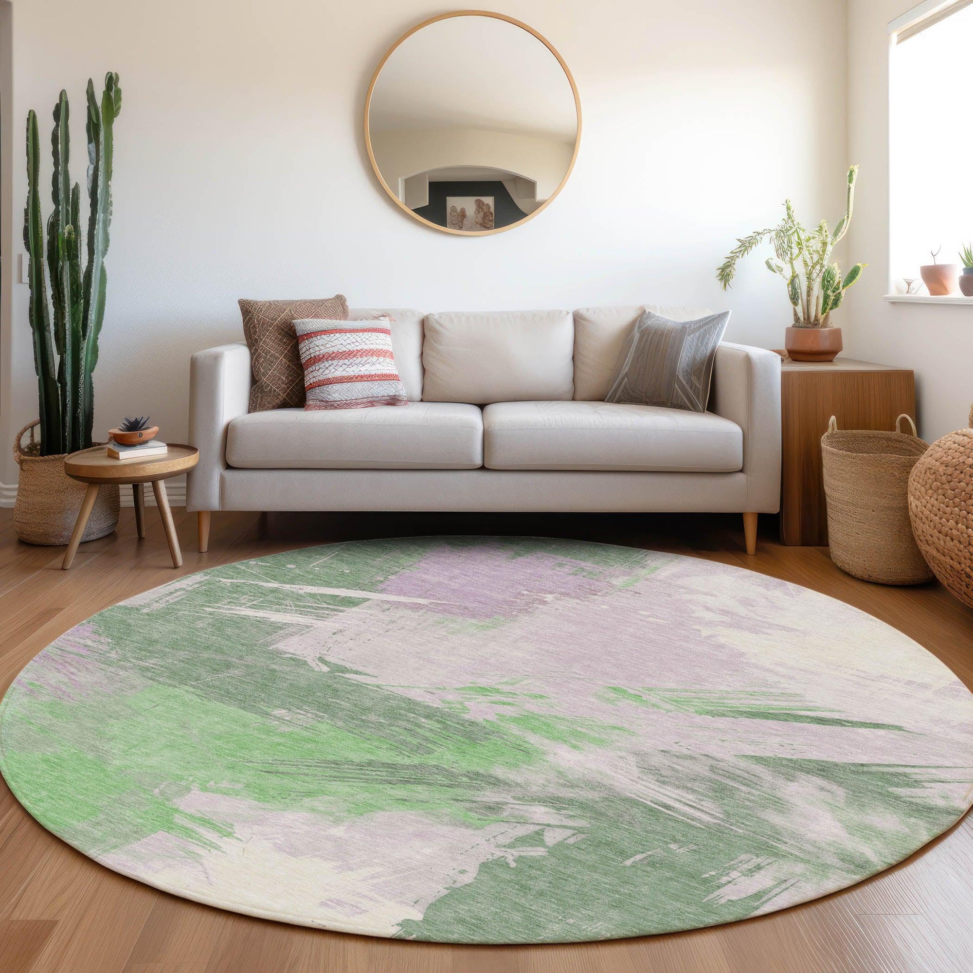 Addison Rugs Faerira Green Washable Indoor-Outdoor Rug