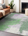 Addison Rugs Faerira Green Washable Indoor-Outdoor Rug