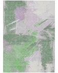 Addison Rugs Faerira Green Washable Indoor-Outdoor Rug