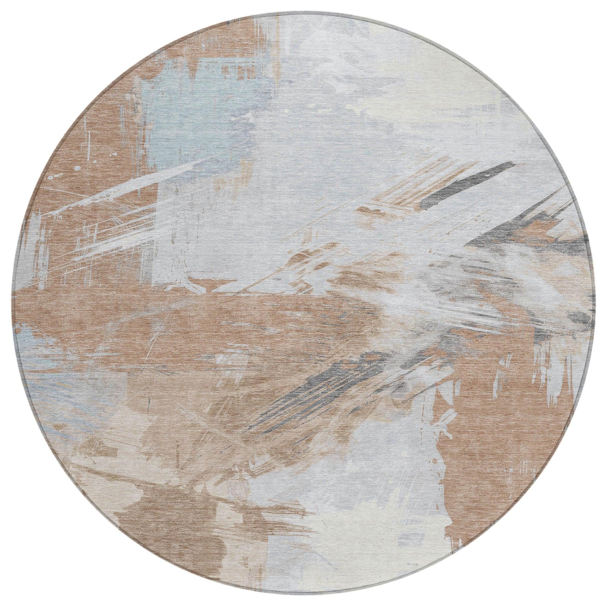 Addison Rugs Faerira Orange Washable Indoor-Outdoor Rug