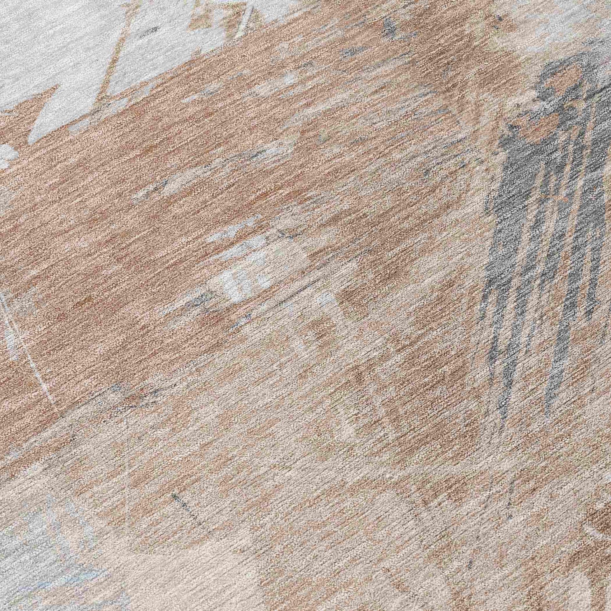 Addison Rugs Faerira Orange Washable Indoor-Outdoor Rug