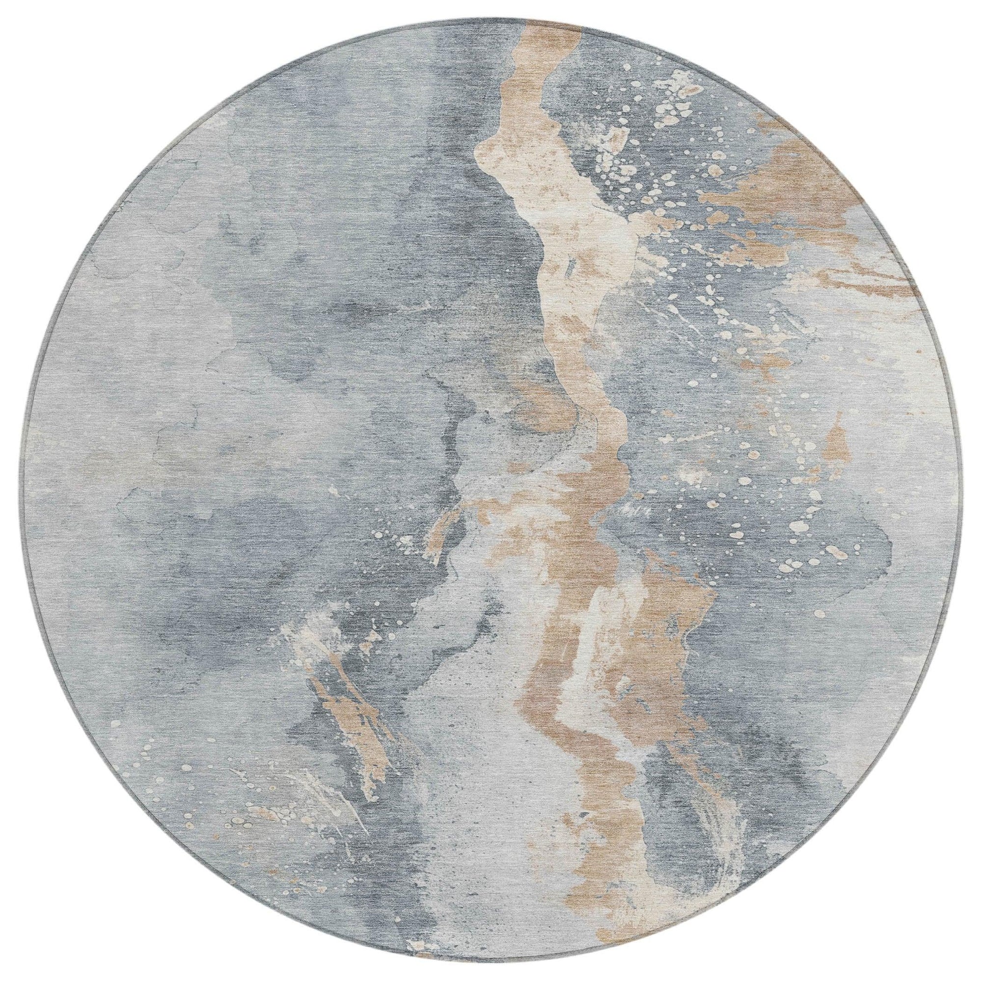 Addison Rugs Faerius Gray Washable Indoor-Outdoor Rug