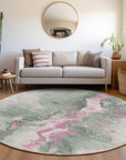 Addison Rugs Faerius Green Washable Indoor-Outdoor Rug