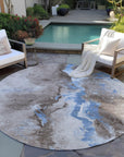 Addison Rugs Faerius Brown Washable Indoor-Outdoor Rug