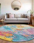 Addison Rugs Galain Blue Washable Indoor-Outdoor Rug