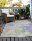 Addison Rugs Galain Purple Washable Indoor-Outdoor Rug