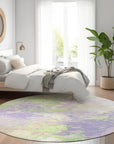 Addison Rugs Galain Purple Washable Indoor-Outdoor Rug