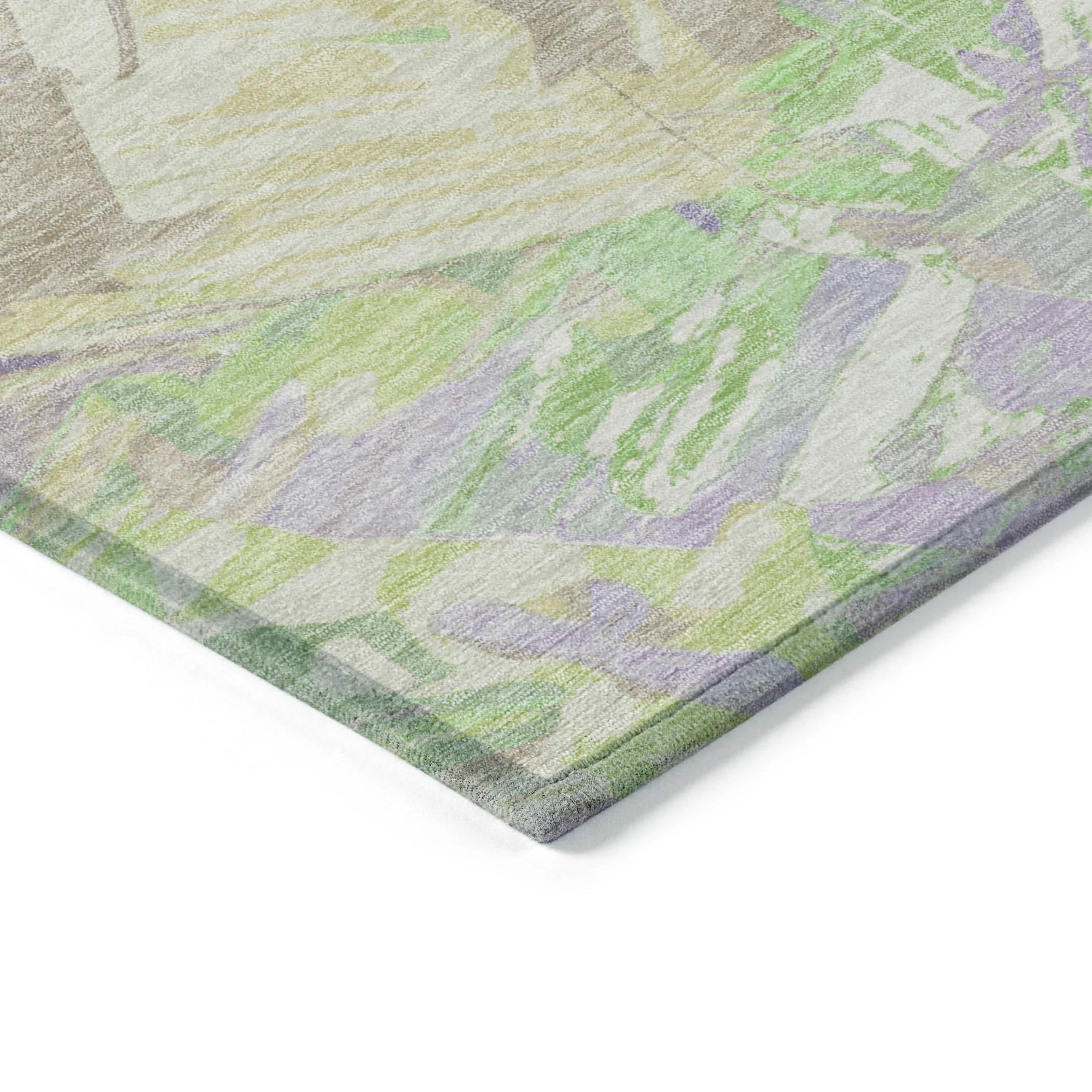 Addison Rugs Galain Purple Washable Indoor-Outdoor Rug