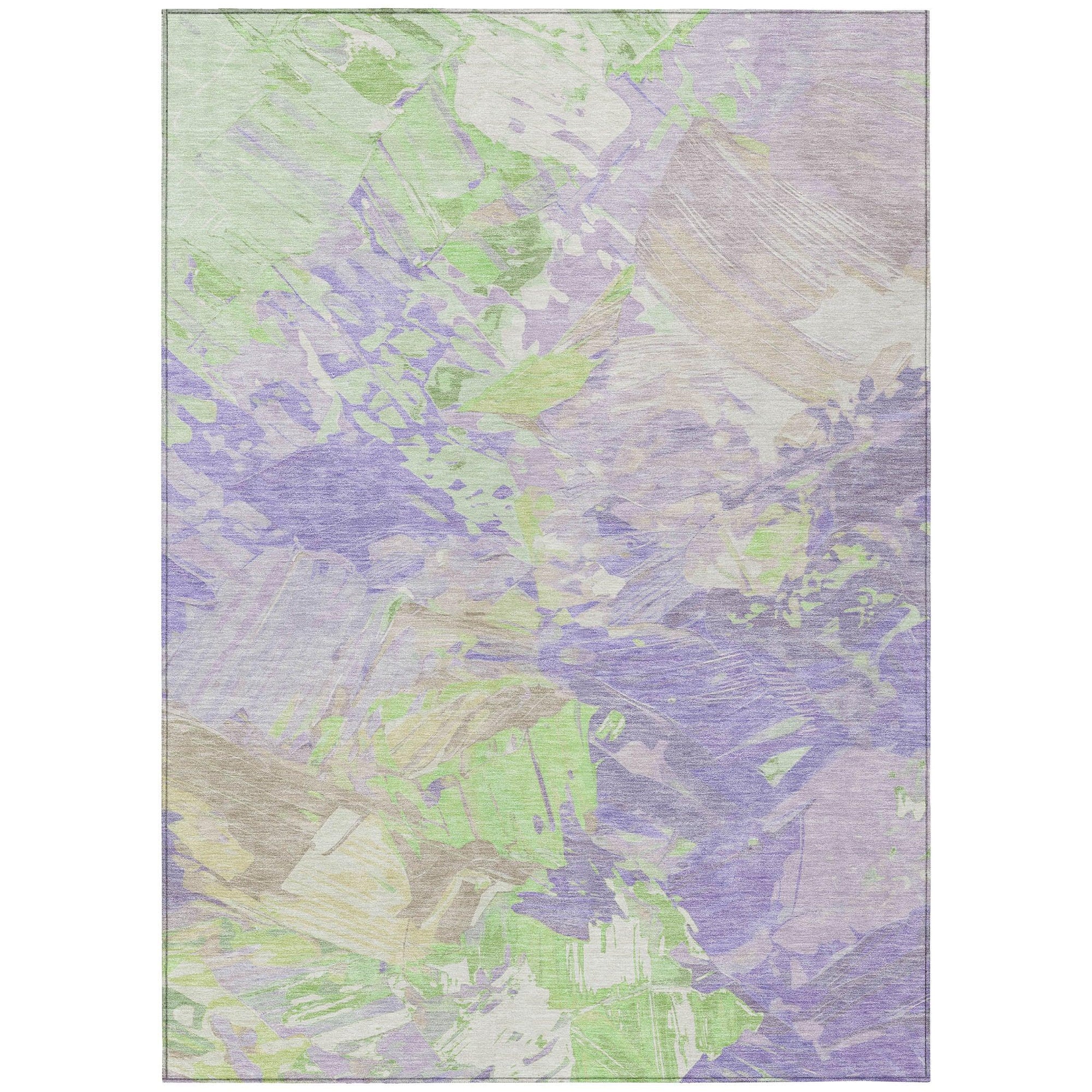 Addison Rugs Galain Purple Washable Indoor-Outdoor Rug