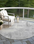 Addison Rugs Galanor Gray Washable Indoor-Outdoor Rug